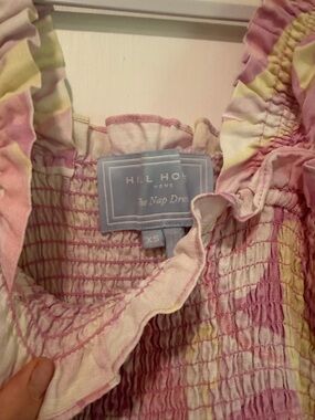 Hill House The Nap Dress in Pastel Pink, Yellow, Cream